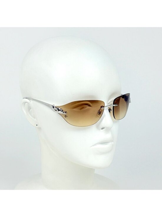 Cartier Sunglasses Panthere de Cartier Rimless Metal Silver Eyewear main image 4